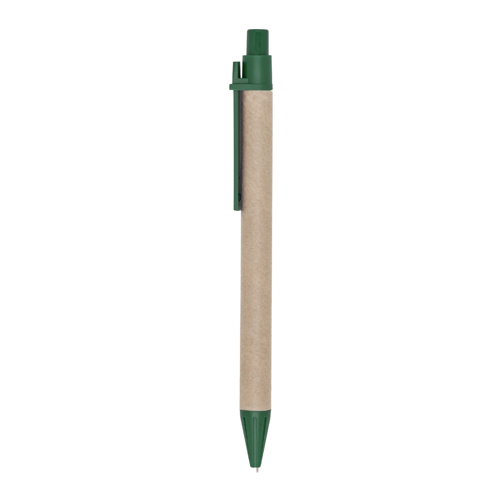 Caneta Papelão com detalhes Plásticos