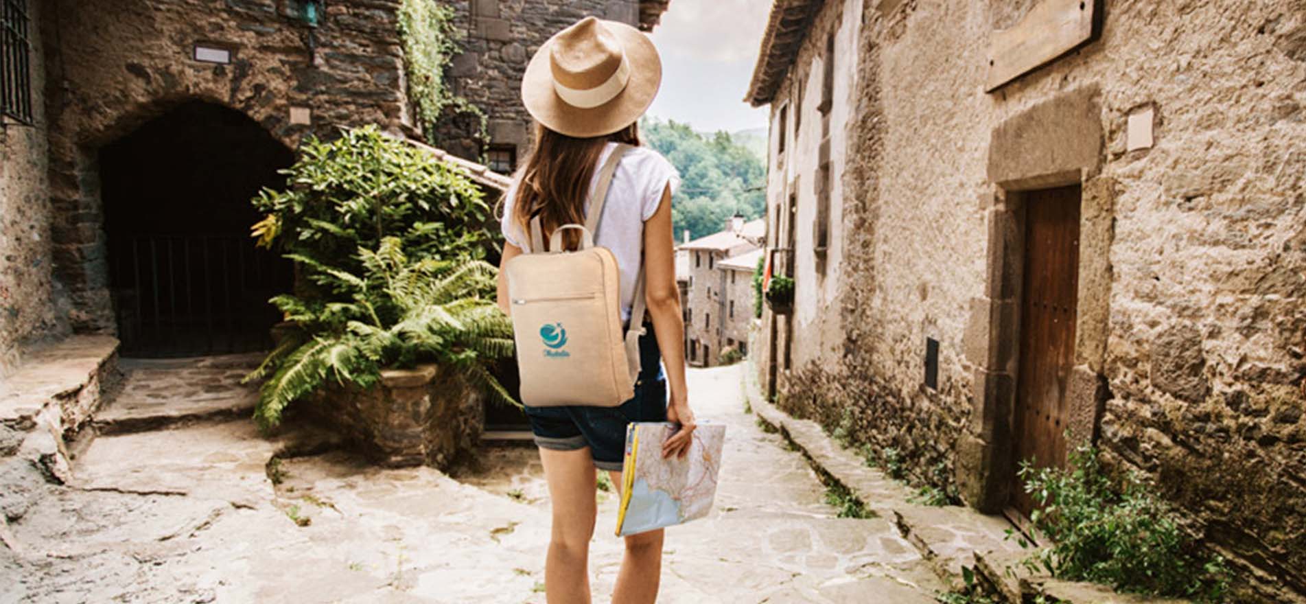 Mochila em Juco Marbella